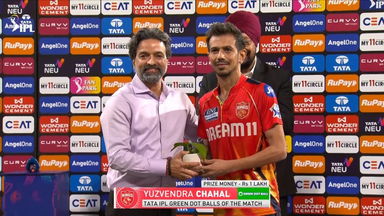 IPL 2025 M31: PBKS vs KKR - TATA IPL Green Dot Balls of the Match - Yuzvendra Chahal