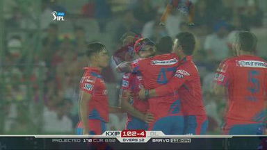 M3: KXIP vs GL – David Miller Wicket