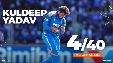 Crafty Kuldeep Yadav weaves magic with 4/40