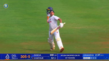 Ranji Trophy 2025-26, Mumbai vs Delhi: Captain Ayush Doseja's fantastic knock of 159*(230) vs Mumbai