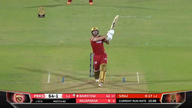 M60: RCB vs PBKS – Jonny Bairstow Six