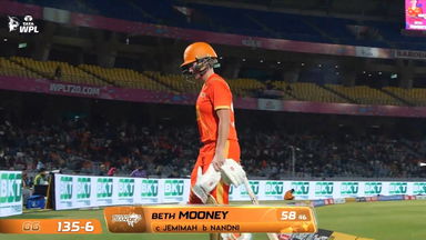 Wicket: Match 17, Gujarat Giants vs Delhi Capitals, WPL 2026: Beth Mooney Wicket