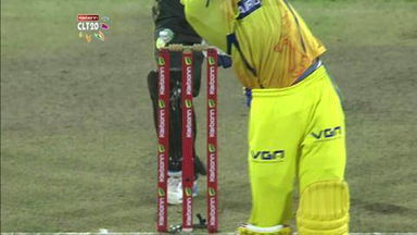 M10: CSK vs SRH –  Subramaniam Badrinath c Steyn b Duminy