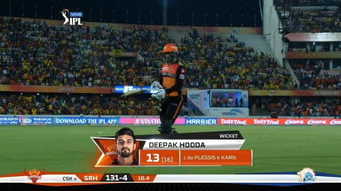 M33: SRH vs CSK – Deepak Hooda Wicket