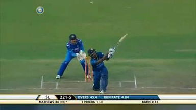 5TH ODI: IND vs SL – Angelo Mathews Six