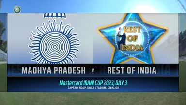 Z R IRANI CUP  2022/23,  Madhya Pradesh vs Rest of India  Day 3: Match Highlights