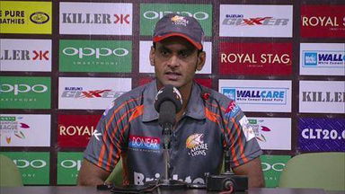 CLT20 2014 Q3: NK vs LIO  –   Press Conference – Mohammad Hafeez