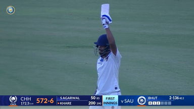 Ranji Trophy 2024/25, Saurashtra vs Chhattisgarh: Captain Amandeep Khare leads from the front with magnificent double ton