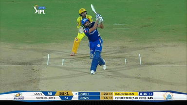 M44: CSK vs MI – Rohit Sharma Six
