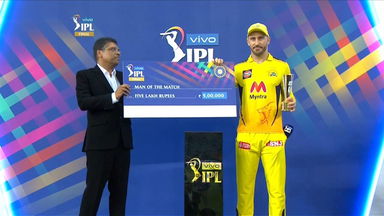 Final: CSK vs KKR  – Man of the Match – Faf du Plessis
