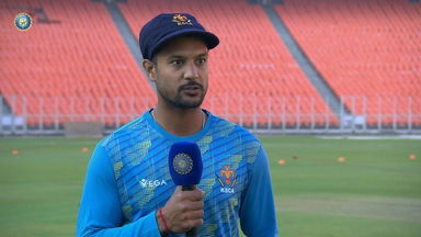 Ranji Trophy  2023/24, Gujarat vs Karnataka Day 3: Mayank Agarwal Interview
