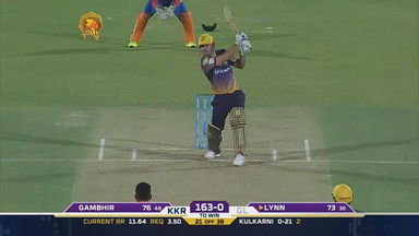 M3: GL vs KKR – Chris Lynn Six