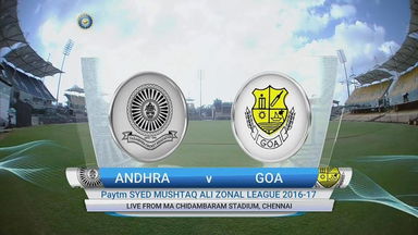 T20 Zonal League, 2016-17 : Andhra vs Goa – Highlights