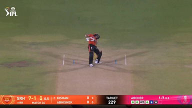 IPL 2026 M36: RR vs SRH - Ishan Kishan Six