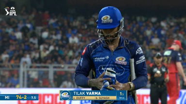 IPL 2026 M20: MI vs RCB - Tilak Varma Wicket