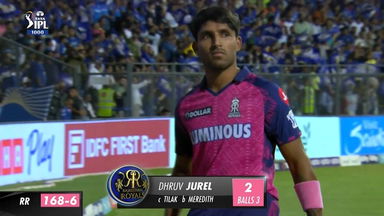 M42: MI vs RR – Dhruv Jurel Wicket