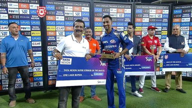 M34: KXIP vs MI – TATA Nexon Super Striker of the Match – Krunal Pandya
