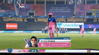 M54: KKR vs RR – Riyan Parag Wicket