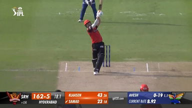 M58: SRH vs LSG –  Abdul Samad  Six