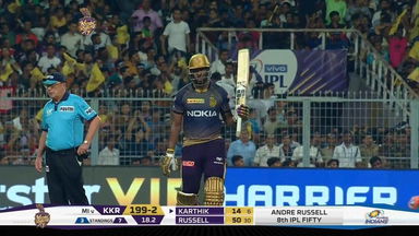 Russell Mania at Eden Gardens - 80*(40)