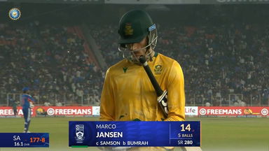 IND vs SA 2025, 5th T20I: Marco Jansen Wicket