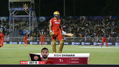 M60: RCB vs PBKS – Rishi Dhawan Wicket