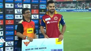 M52: SRH vs RCB – Man of the Match – Virat Kohli