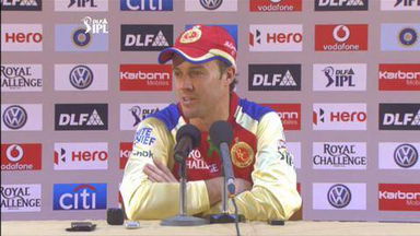IPL 2012 Match 5 – RCB vs DD: de Villiers PC