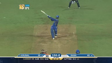 M10: MI vs SRH – Krunal Pandya Six