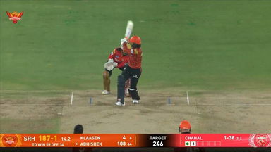 IPL 2025 M27: SRH vs PBKS - Abhishek Sharma Six