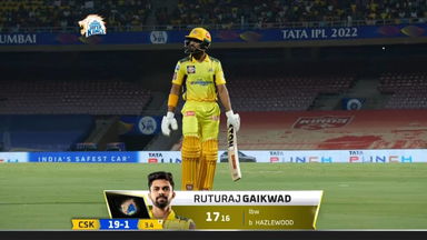 M22: CSK vs RCB – Ruturaj Gaikwad Wicket