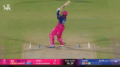 IPL 2026 M62: DC vs RR - Vaibhav Sooryavanshi Six