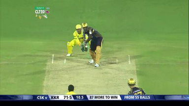 CLT20 2014 M1: KKR vs CSK  –   Super Sixes