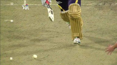 M65: KKR vs PWI – Yusuf Pathan Wicket