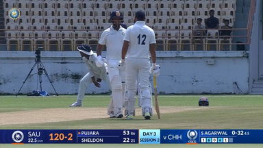 Ranji Trophy 2024/25, Saurashtra vs Chhattisgarh, Day 3: Match Highlights
