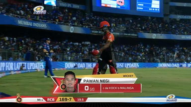 M31: MI vs RCB – Pawan Negi Wicket