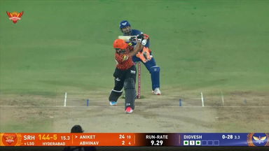 IPL 2025 M07: SRH vs LSG - Aniket Verma Six