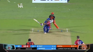 M50: DC vs SRH – Rishabh Pant Six
