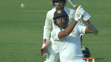 IND vs SL 2017, 2nd Test Day 1: Dilruwan Perera Six