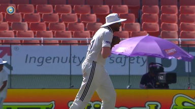 IND vs AFG 2026, Only Test: Mohammad Saleem Wicket