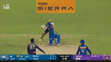 IPL 2026 M65: KKR vs MI - Will Jacks Six