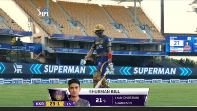 M10: RCB vs KKR   – Shubman Gill Wicket