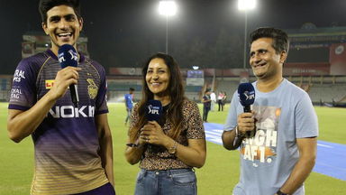 Shubman interviews 'dancing' dad