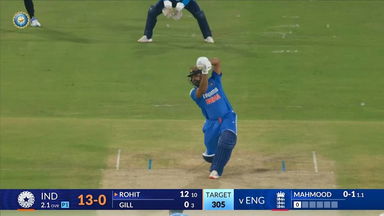 IND vs ENG 2025, 2nd ODI: Rohit Sharma Six