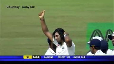 SL vs India, 3rd Test : Fall of wickets : 2nd innings - Sri Lanka