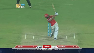 M19: SRH vs KXIP – Manan Vohra Six