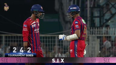 IPL 2026 M15: KKR vs LSG - Mukul Choudhary Six