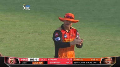 Warner slides his way to a brilliant catch
