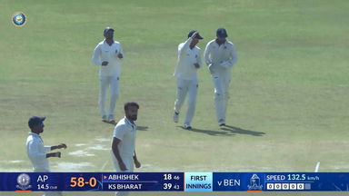 Ranji Trophy 2025-26 QF3, Bengal vs Andhra: Andhra Pradesh 1st Innings Fall of Wickets