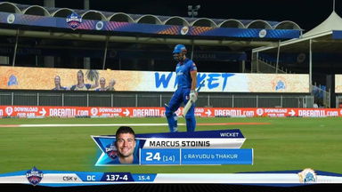 M34: DC vs CSK – Marcus Stoinis Wicket